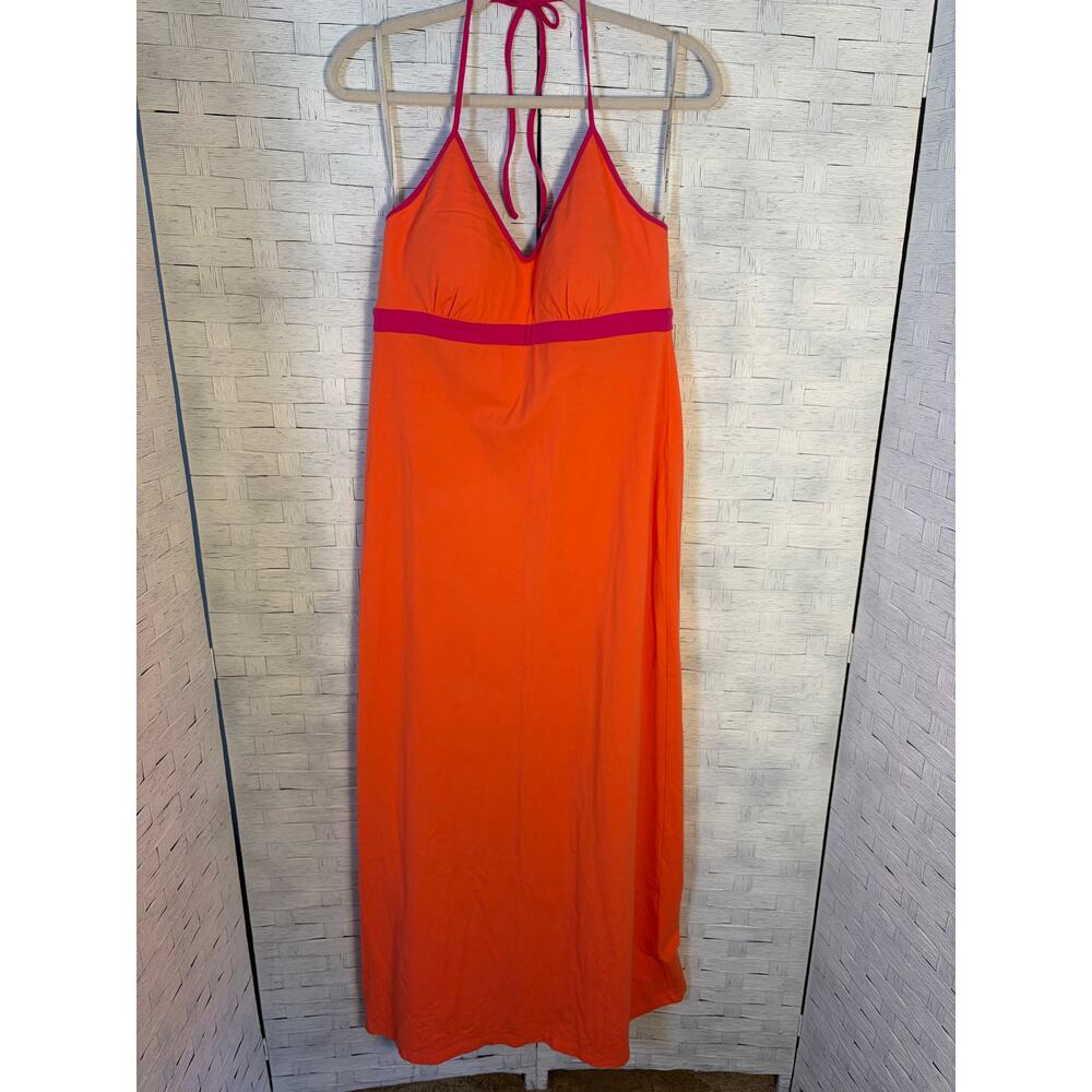Tommy Bahama Women’s Dress Maxi Halter Travel Holiday coastal preppy summer